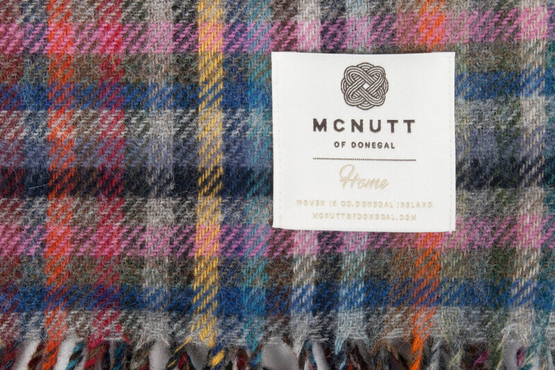 McNutt plaid - geruit - Bluebell-wollen-dekentje