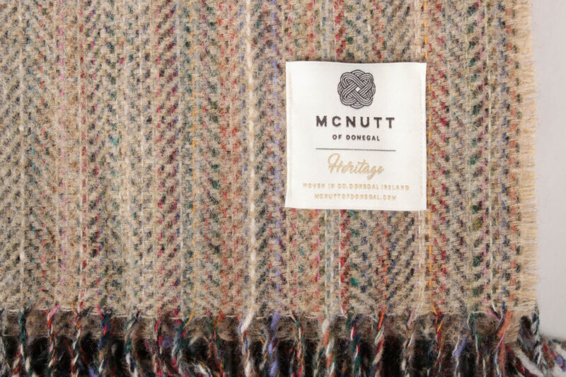 McNutt plaid - Tweed Gestreept - Beige-wollen-dekentje