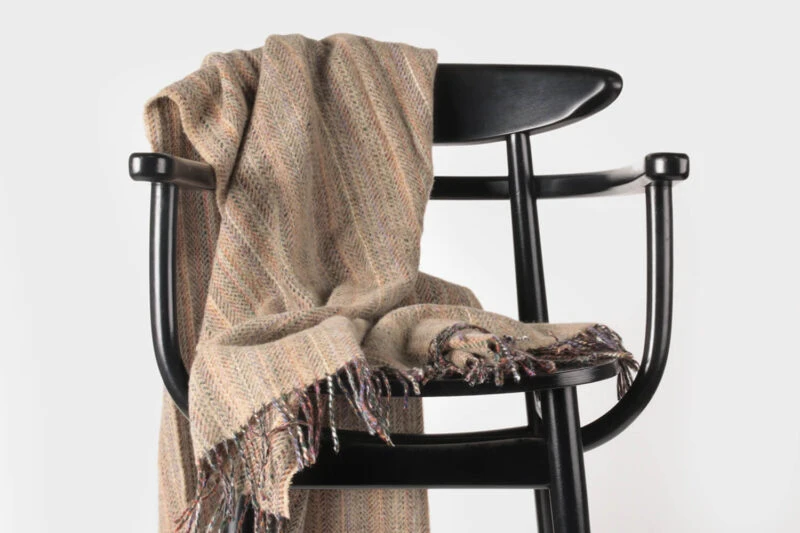 McNutt plaid - Tweed Gestreept - Beige-wollen-dekentje