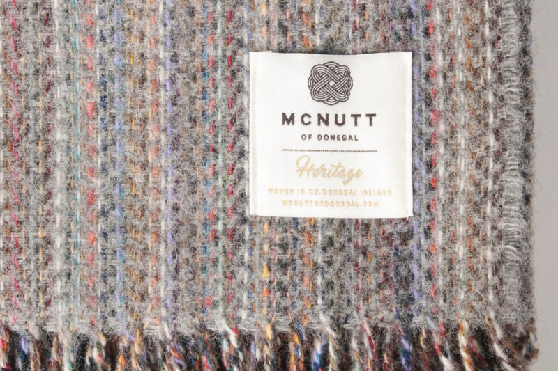 McNutt plaid - Tweed Gestreept - Grijs-wollen-dekentje