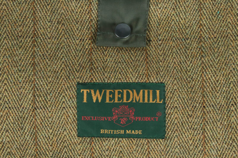 Tweedmill-Picknickkleed-Tasje-Wol-Tweed-Olijf groen-waterdicht