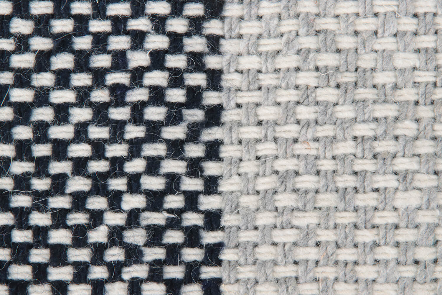 Tweedmill-Picknickkleed wol-Banen-Zwart-Grijs-waterdicht