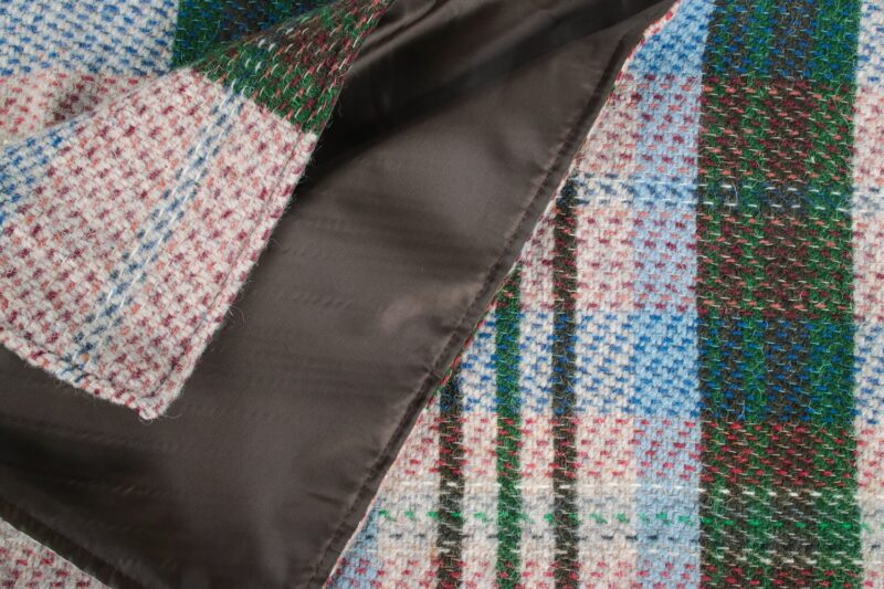 Tweedmill-Picknickkleed-wol-Tartan-Groen-Bruin-Recycled-waterdicht