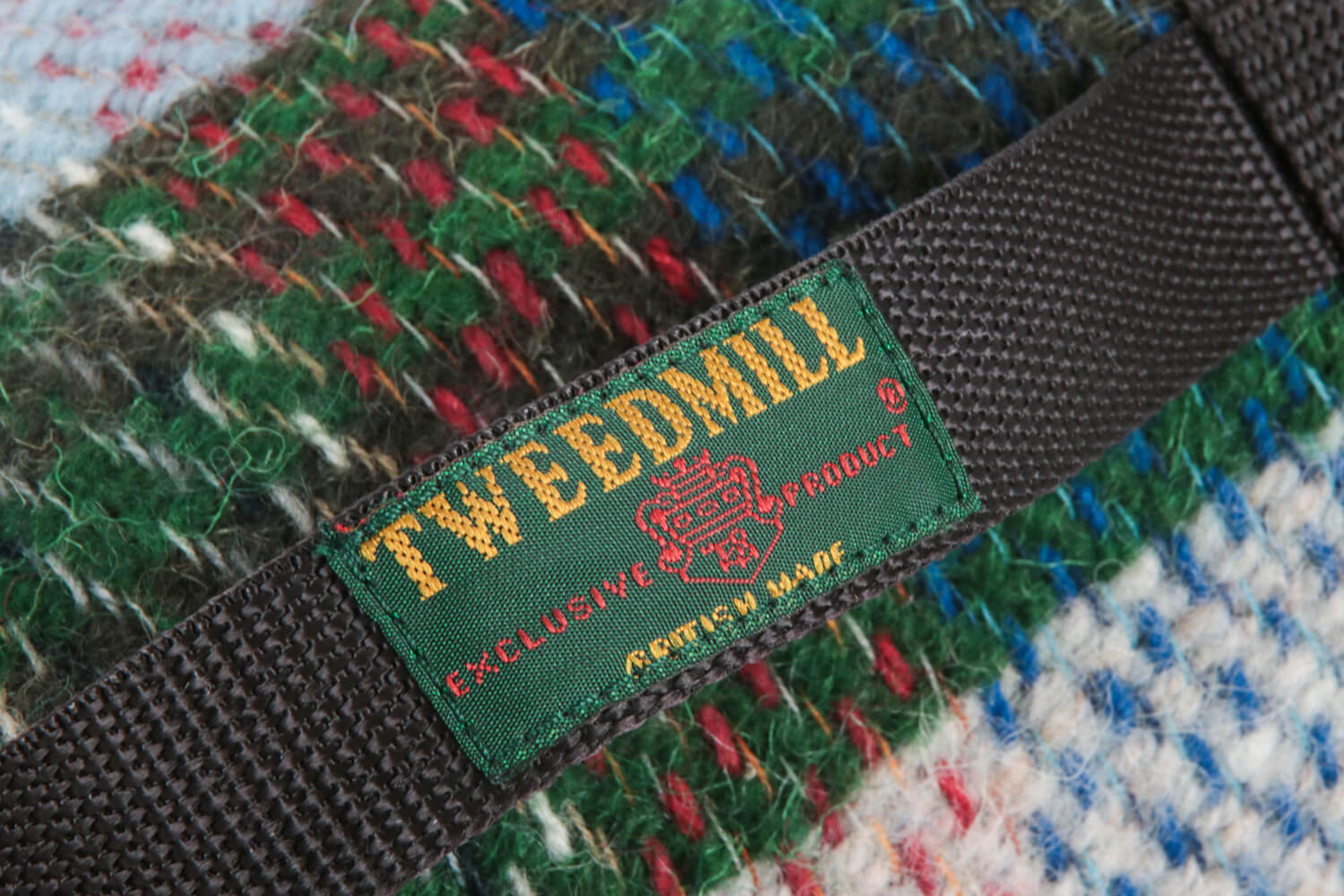 Tweedmill-Picknickkleed-wol-Tartan-Groen-Bruin-Recycled-waterdicht