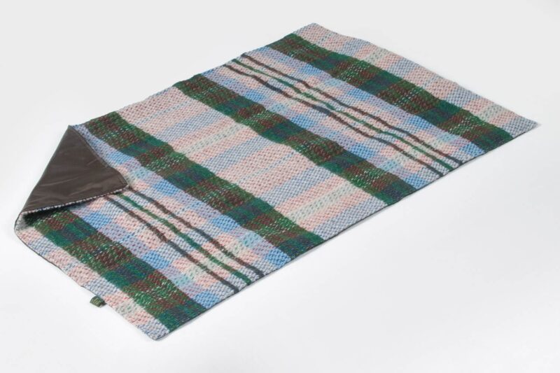 Tweedmill-Picknickkleed wol-Tartan-Groen-Bruin-Recycled-waterdicht