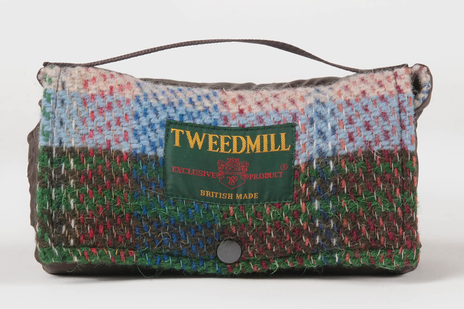 Tweedmill-Picknickkleed wol-Tartan-Groen-Bruin-Recycled-waterdicht