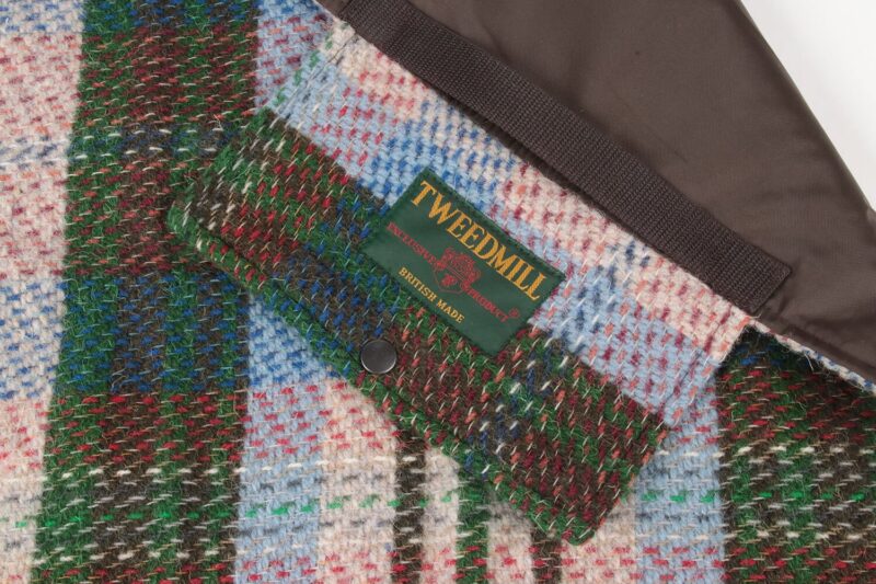 Tweedmill-Picknickkleed wol-Tartan-Groen-Bruin-Recycled-waterdicht