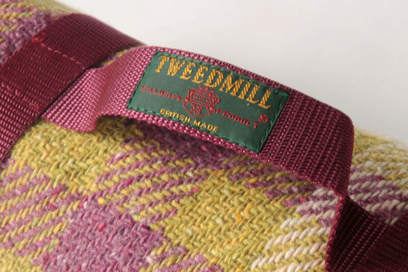 Tweedmill-Picknickkleed wol-Tartan-Groen-Paars-waterdicht