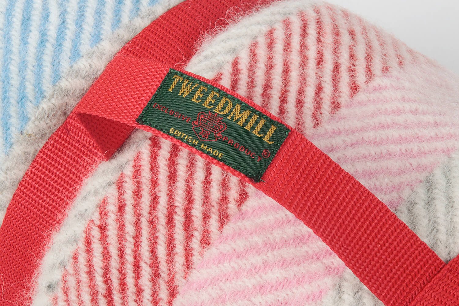 Tweedmill-Picknickkleed wol-Strepen-Regenboog-waterdicht