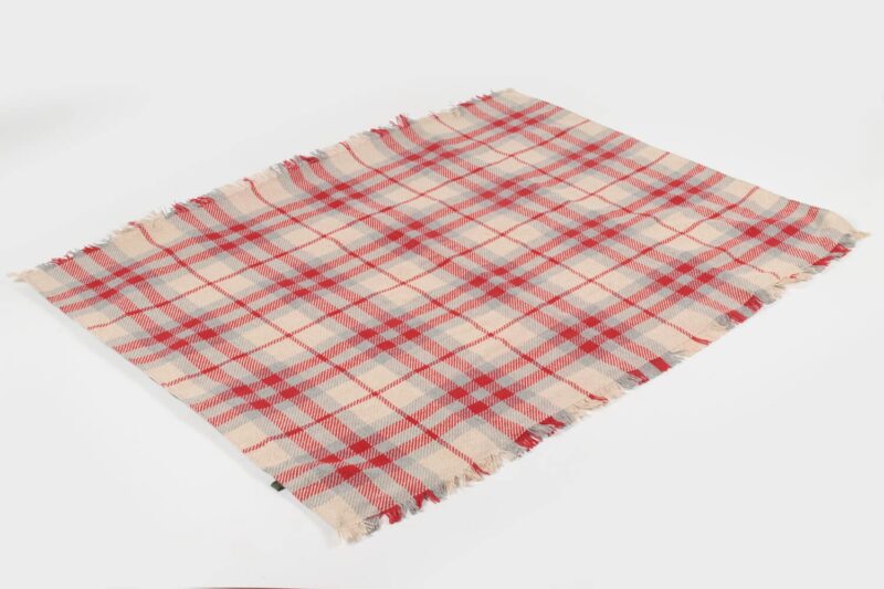 Tweedmill-Picknickkleed-wol-Tartan-Rood-beige-waterdicht