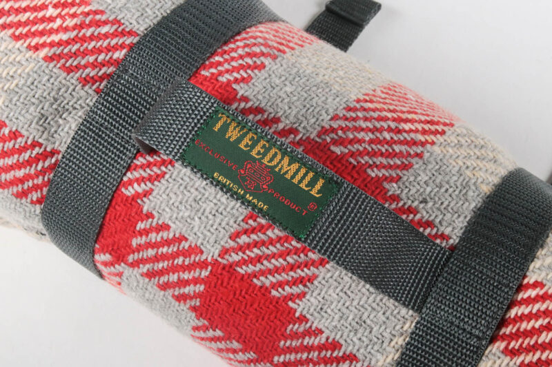 Tweedmill-Picknickkleed-wol-Tartan-Rood-beige-waterdicht