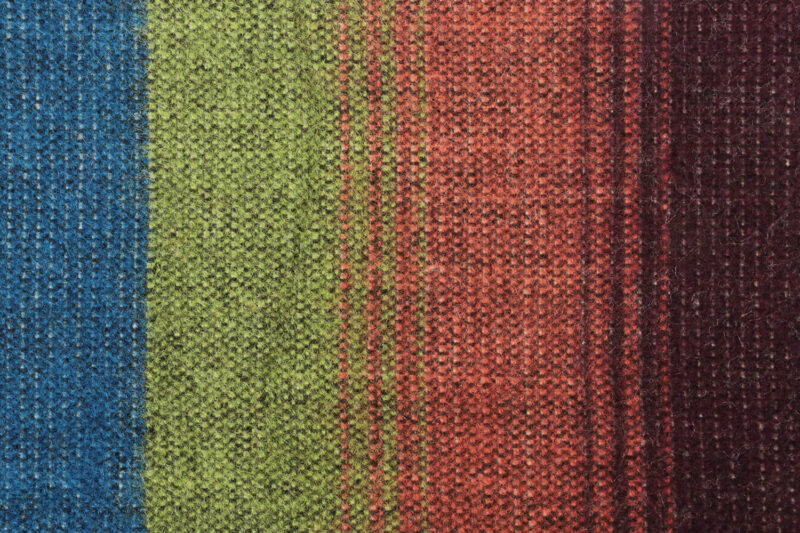 Ecuafina plaid-Native Quilotoa-Blauw-Alpaca wol-wollen deken