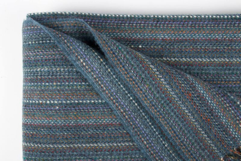 McNutt-plaid-Tweed-Gestreept-Blauw-wollen-dekentje