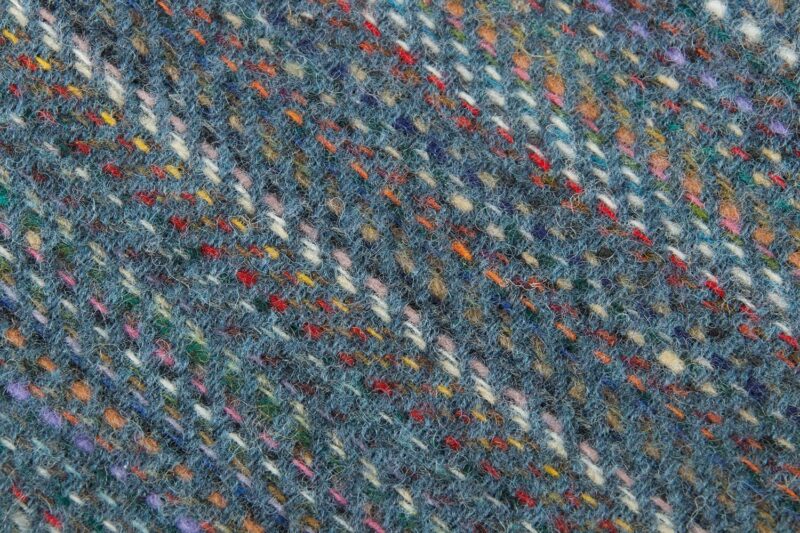 McNutt-plaid-Tweed-Gestreept-Blauw-wollen-dekentje