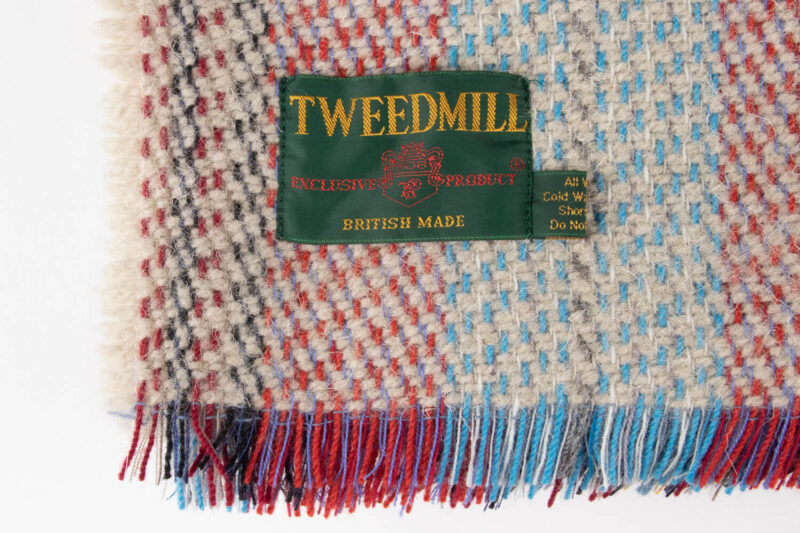 Tweedmill plaid MEDIUM Recycled wol-Tartan OXFORD-wollen-dekentje