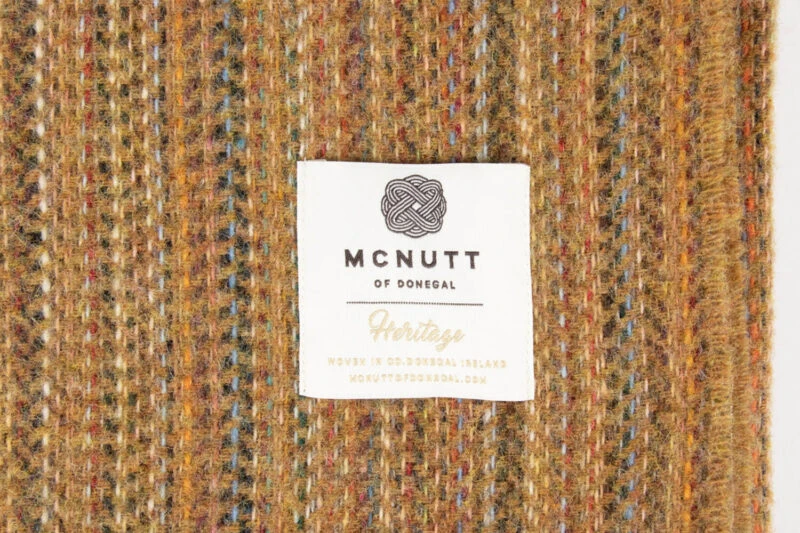 McNutt plaid - Tweed Gestreept - Bruin-wollen-dekentje-a