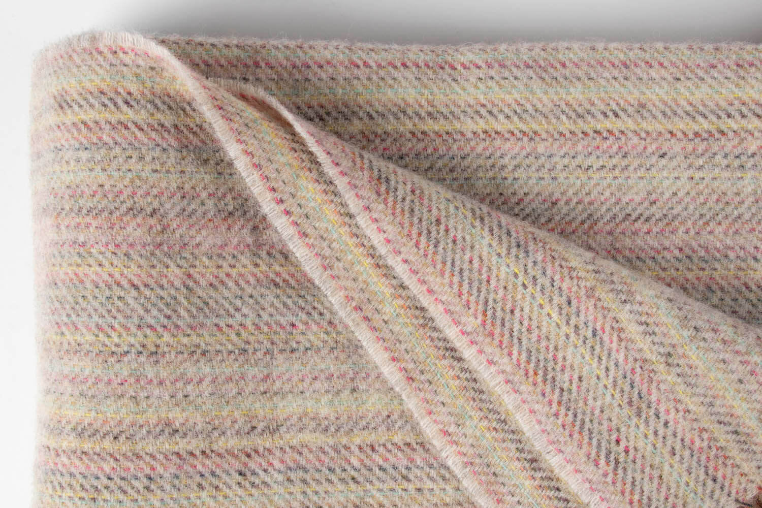 McNutt plaid - Tweed - Heritage-Beige roze-wollen-dekentje-a