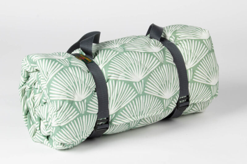 Tweedmill-Picknickkleed waterproof-Palmleaf-Groen-waterdicht-a