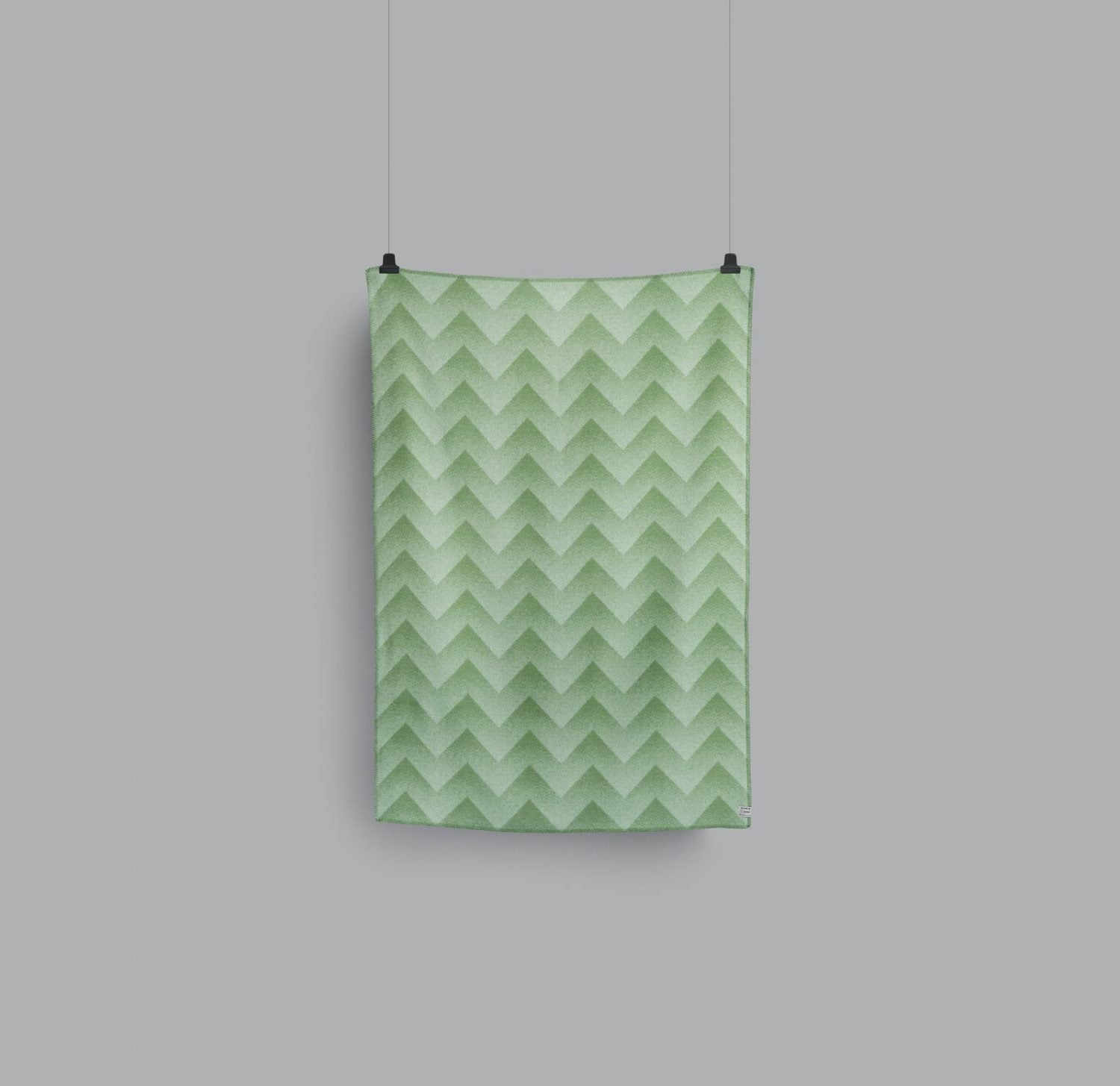 Røros -Wollen Plaid - Mint