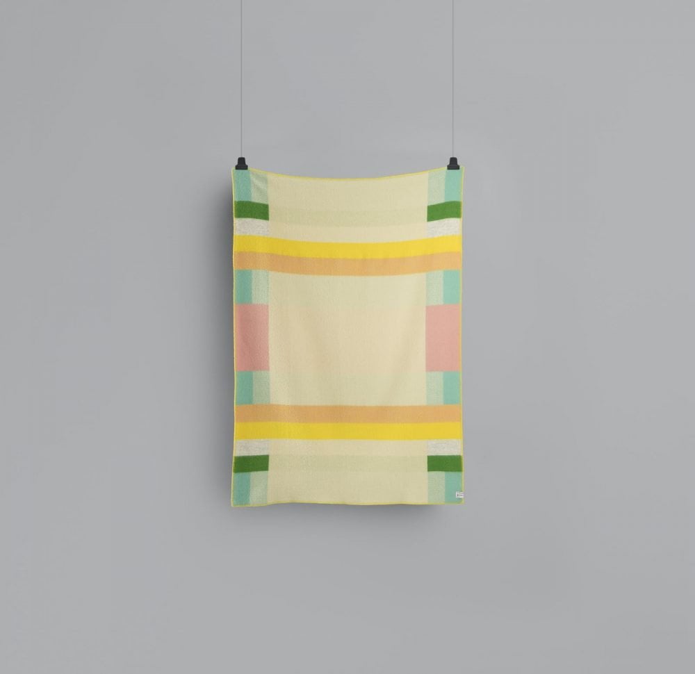Røros -Wollen Plaid - Pastel