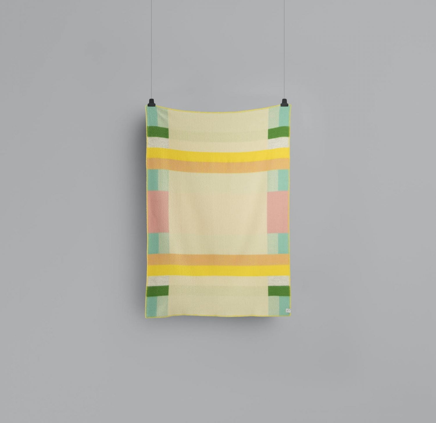 Røros -Wollen Plaid - Pastel