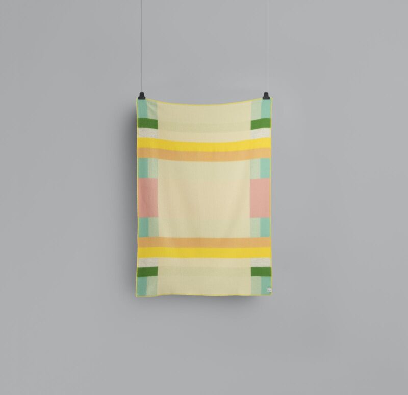 Røros -Wollen Plaid - Pastel