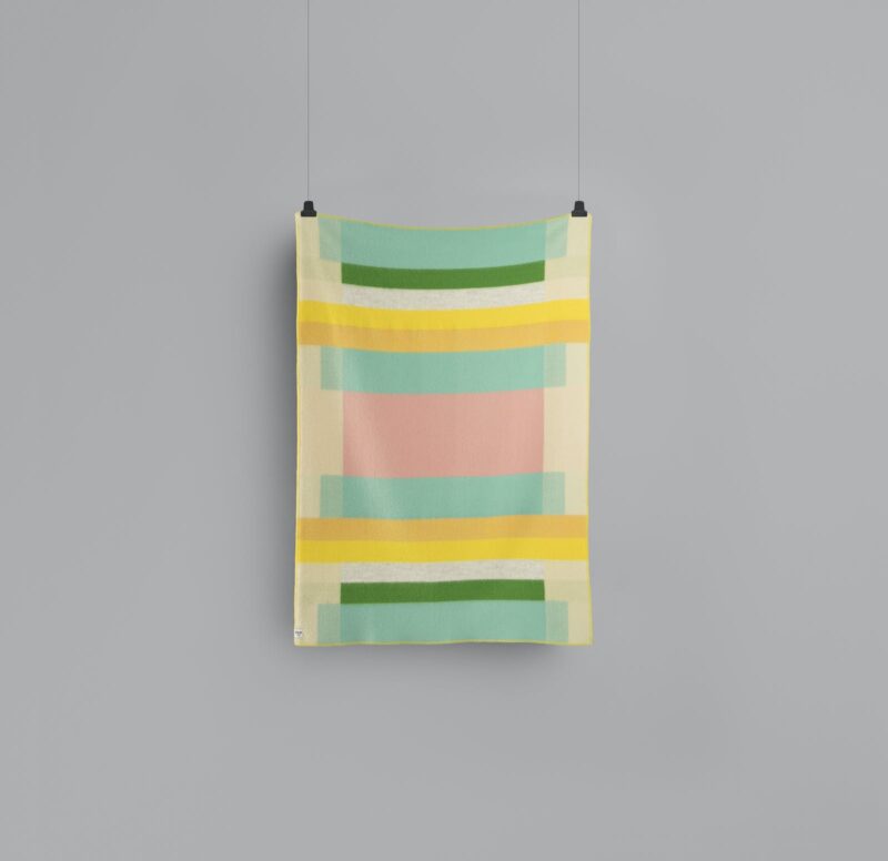 Røros -Wollen Plaid - Pastel