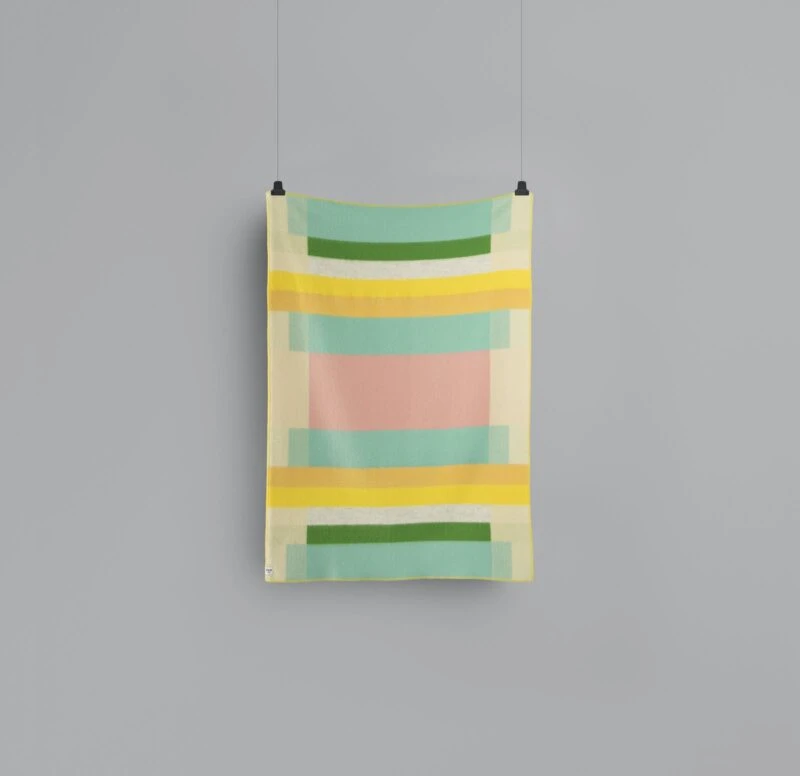 Røros -Wollen Plaid - Pastel