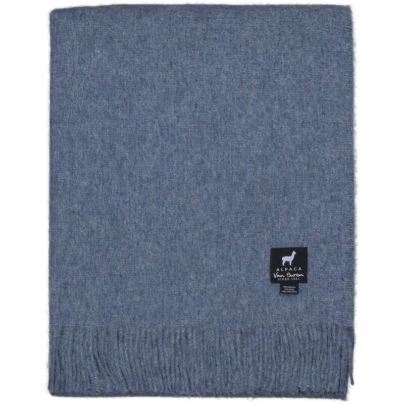 alpaca plaid blauw