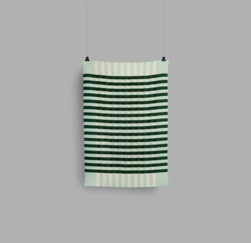 RØROS “KVAM” – WOLLEN PLAID – GROEN