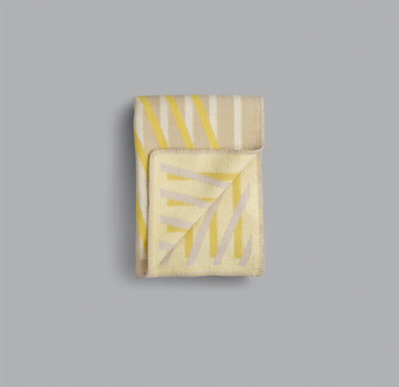 Røros "Bislett" - Wollen Plaid - Lemon Tart