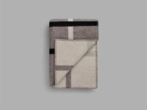 Røros "Knut" - Wollen Plaid - Dove Grey