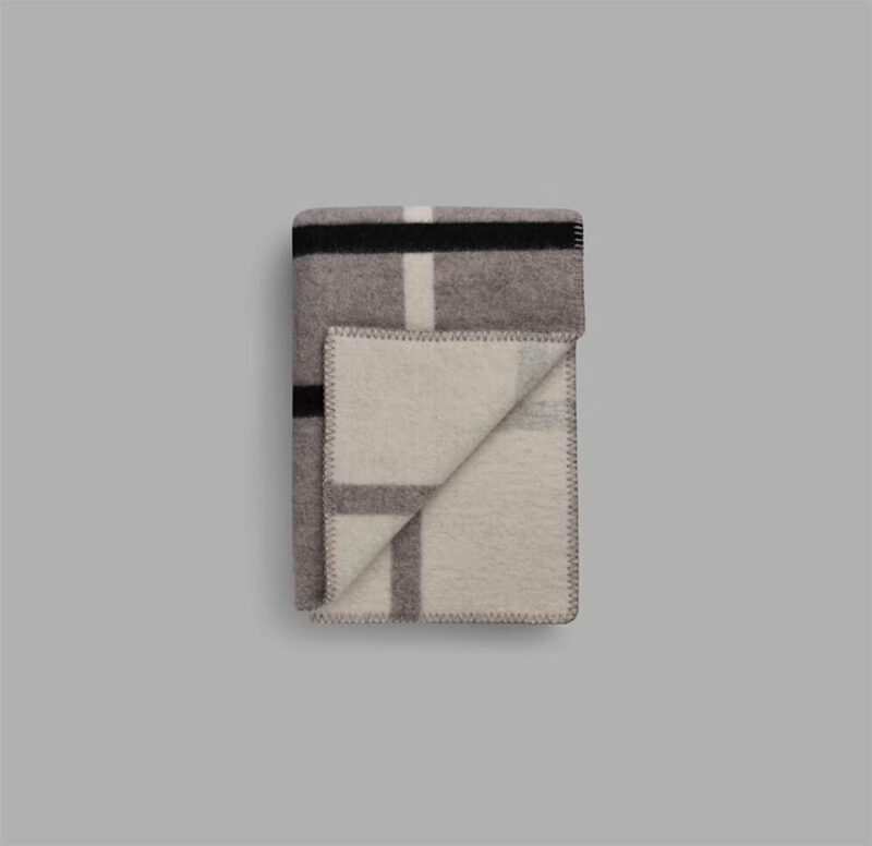 Røros "Knut" - Wollen Plaid - Dove Grey