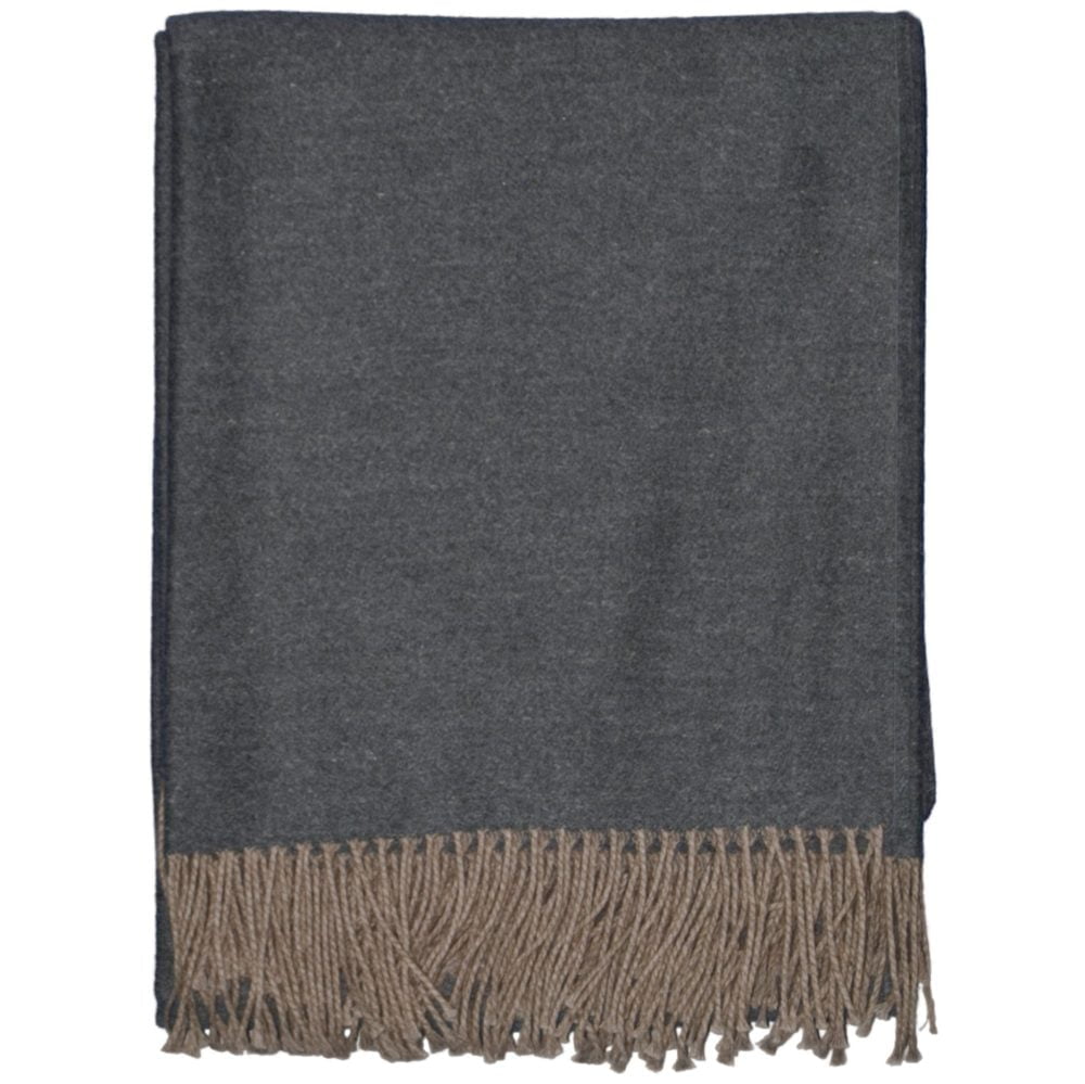 Alpaca Wollen Plaid Light - Grijs