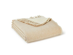 Tweedmill - Wollen plaid - Geweven - Beige & Crème