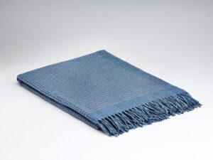 McNutt - Cashmere & Merino Wollen Plaid - Blauw