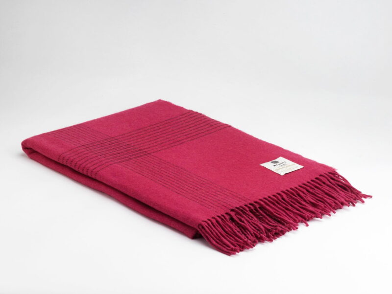 McNutt - Cashmere & Merino Lamswollen Plaid - Strepen - Roze