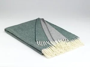 McNutt - Merino Lamswollen Plaid - Dublin - Groen/Grijs