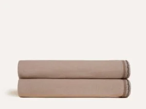 FratiHome - Zachte Katoenen Plaid - Beige