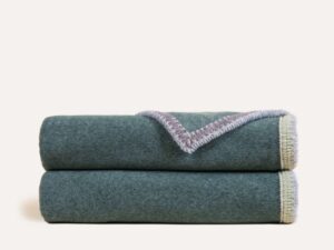 FratiHome - Zachte Bamboe Plaid - Groen/Blauw