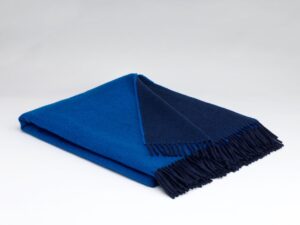 McNutt - Merino Lamswollen Plaid - Reversible - Blauw