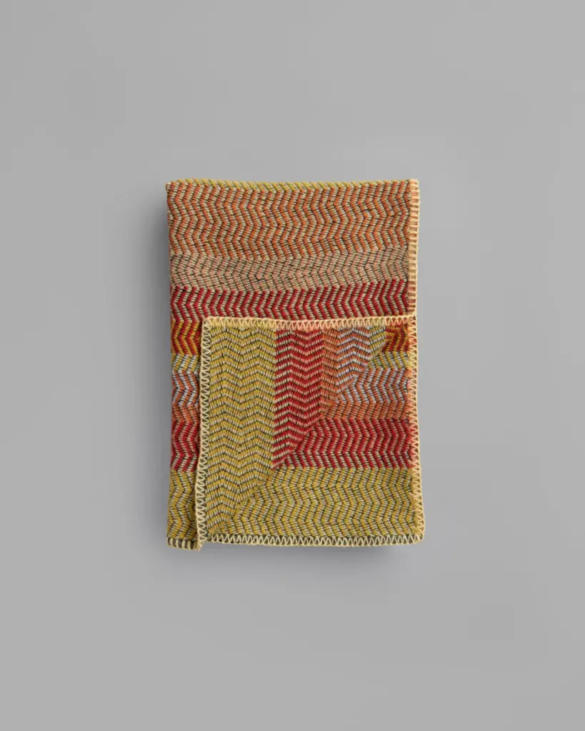 Røros “Fri” – Wollen Plaid – Geel Groen Rood