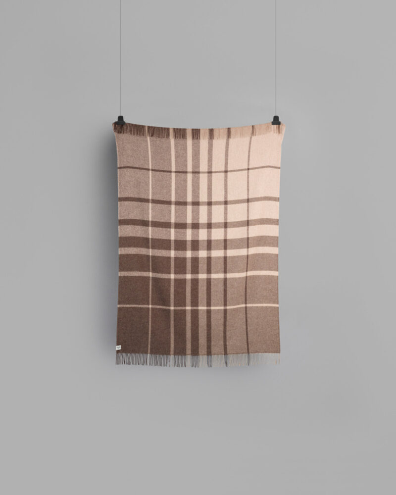 Røros “Filos” – Wollen Plaid – Bruin