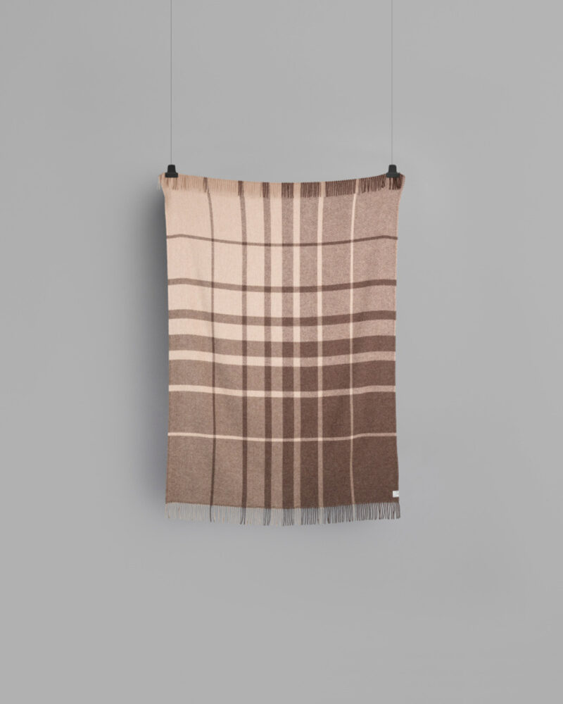 Røros “Filos” – Wollen Plaid – Bruin