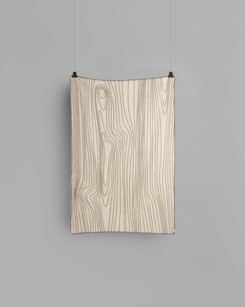 Røros “Skog” – Wollen Plaid – Bruin